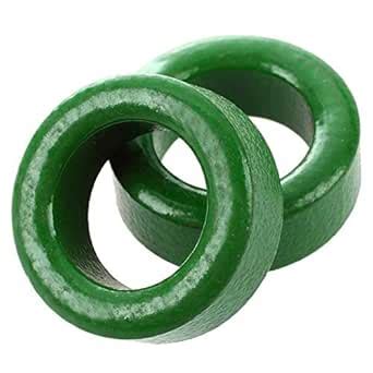 3NH® 22mm x 14mm x 8mm Power Transformer Ferrite Toroid Cores Green 10 ...