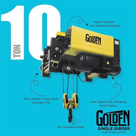 Electric Wire Rope Hoists - Golden Make - Golden - Electric Wire Rope ...