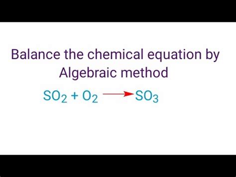 Image result for How to Balance S8 O2 SO3