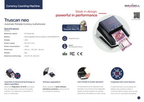 Fake Note Detector - Matrix 8510 Note Sorting Machine 4+1 Trader ...