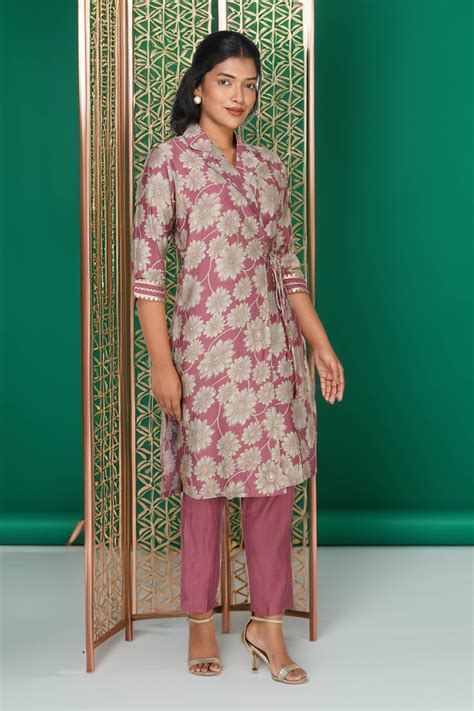 Laila Gold Embellished Long Jacket with Pants – Bindigasm Women ...