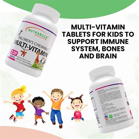 NutraBulk Children’s Chewable Multi-Vitamins - Promoting India | Ubuy