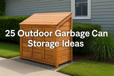 How to Build a Lattice Garbage Can Enclosure: A Stylish Way to Hide ...