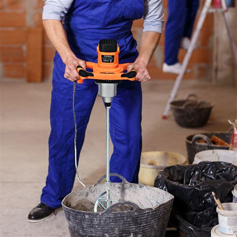Powerful Portable Handheld Electric Concrete Cement Mixer Drill– Zincera