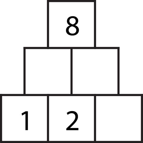 Image result for Maths Addition Pyramid