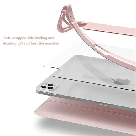 Built-in Stand Trifold Slim Transparent Cover for iPad 7 | 8 | 9 (10.2 ...
