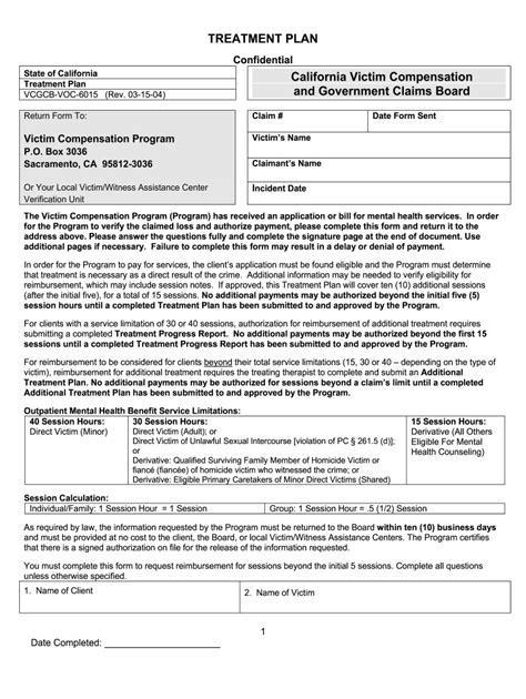 2004 Form CA VCGCB-VOC-6015 Fill Online, Printable, Fillable, Blank ...