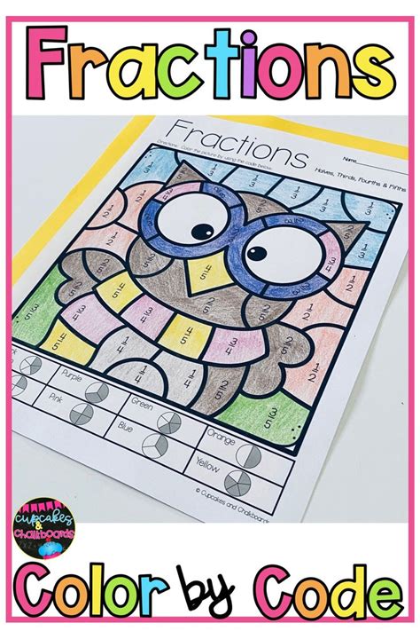 Image result for Math Coloring Worksheets Fractions