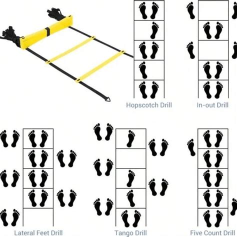 Agility Ladder For Speed Training-Improve FootworkCoordination, And ...