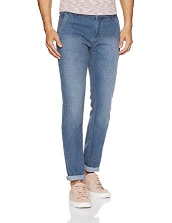 Amazon Brand - Symbol Men's Slim Fit Jeans (AD-SL-151_Light Blue_30 ...