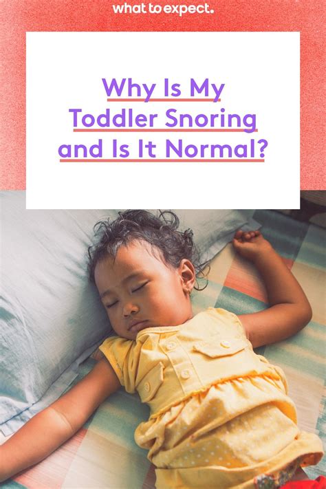 Why Is My Toddler Snoring and Is It Normal? | Asthma kids, Snoring children, Snoring