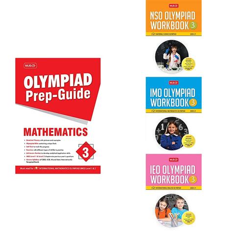 Buy Olympiad Prep-Guide Mathematics Class - 3&International English ...