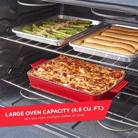 Amana 30-in 4 Burners 4.8-cu ft Freestanding Electric Range (Black ...