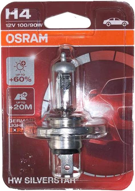 PHILIPS Premium H4 Headlight Bulb P43t 12V 60/55W | High Performance ...