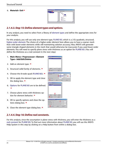 Mechanical APDL Tutorial 的图像结果