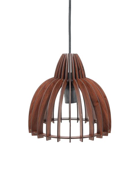 Wood Pendant Light, Mid Century Modern, Handmade, Ceiling Lamp, Chande ...