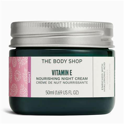 The Body Shop Vitamin E Night Cream, 50 ML - For All Skin Types | 72 Hr ...