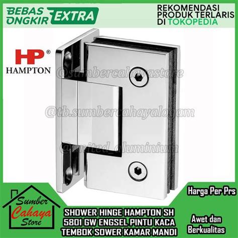 Jual Engsel Pintu Kaca Kamar Mandi Shower Hinge Hampton SH 5801 5803 ...