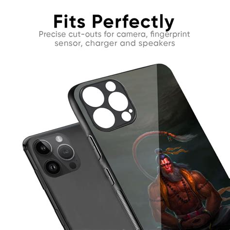 Lord Hanuman Animated iPhone 12 Pro Glass Back Cover - Flat 35% Off On ...