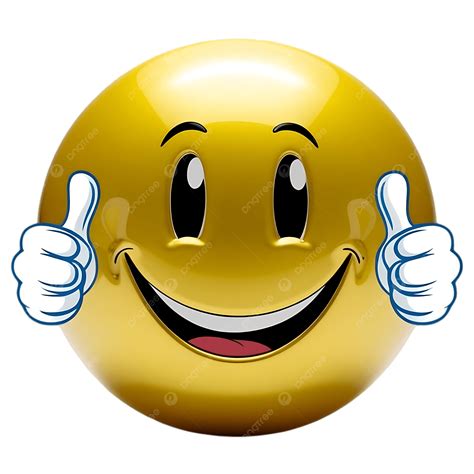 Happy Face Thumbs Up Icon