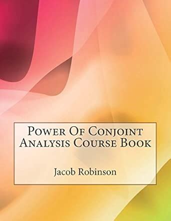 Buy Power of Conjoint Analysis Course Book Book Online at Low Prices in ...