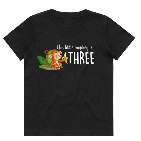 One Little Monkey | 3rd Birthday T-Shirts & Outfits Australia – Bespoke ...