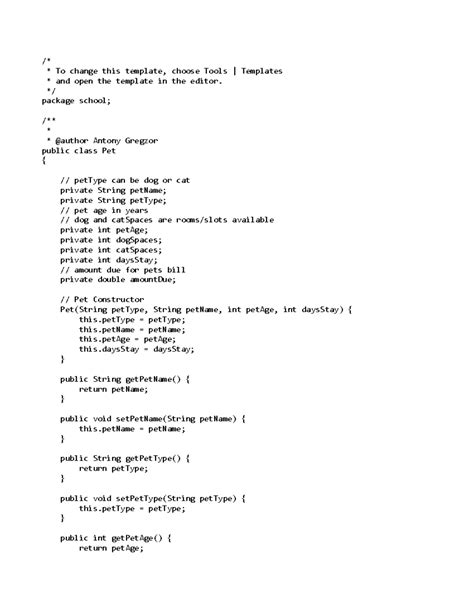 Image result for Virtual Pet Java Code