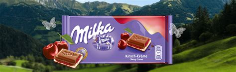 Milka Cherry Creme Chocolate, 100 g : Amazon.in: Grocery & Gourmet Foods