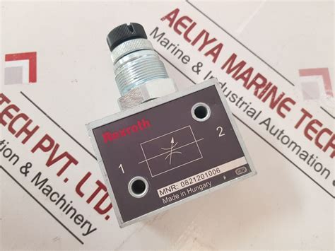 Rexroth 0821201006 Throttle Valve – Aeliya Marine Tech