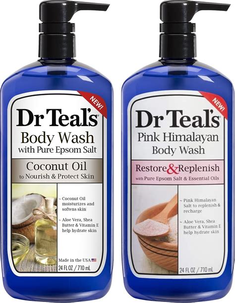 Amazon.com : Dr Teals Body Wash Variety Gift Set (3 Bottles, 24 oz ea ...