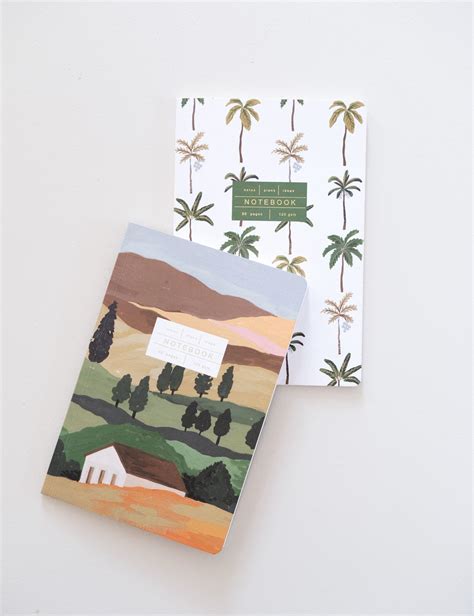 Set of 2 Notebooks | Landscape – The Ink Bucket