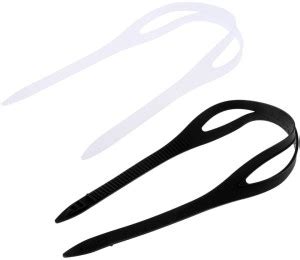 Lyla Set 2 Replacement Swimming Swim Goggles Silicone Strap Head Band ...