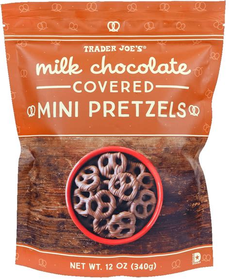 2X-Tjs Milk Chocolate Covered Mini Pretzels-12 Oz - Walmart.com