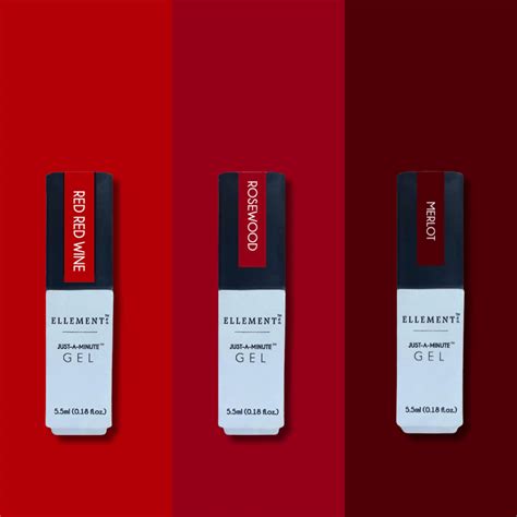 Red Nail Polish Set - Red, Hot & Ready Nail Polish Set – Ellement Co