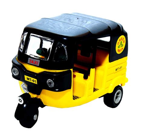 TOYMANIA Amazing Pull Back CNG AUTO Rickshaw Toy for Kids. | Very ...