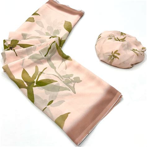 Peach Floral Digital Printed Georgette Saree