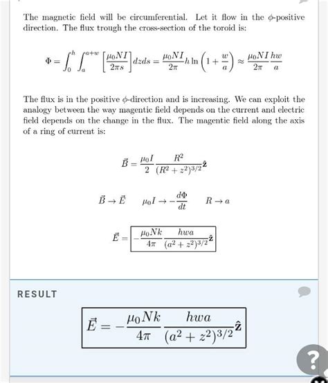 A toroidal coil has a rectangular cross section, with inner radius a ...