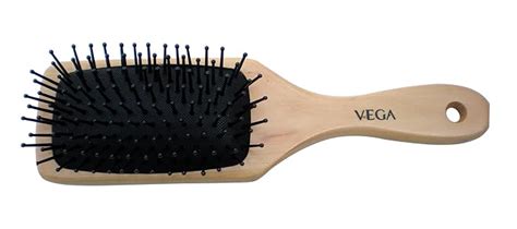 Buy Vega Wooden Bristle Paddle Brush, Small Online at Low Prices in ...