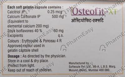 Buy Osteofit Xt Strip Of 10 Capsules Online at Flat 15% OFF | PharmEasy