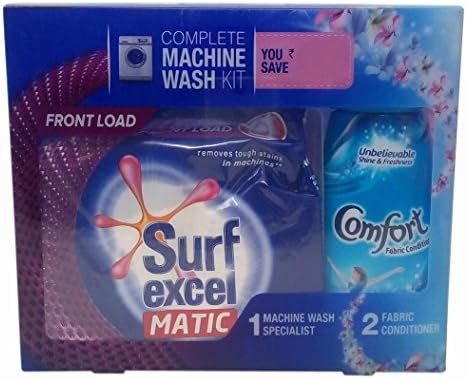 Surf Excel Complete Machine Wash Kit with Comfort Fabric Conditioner ...