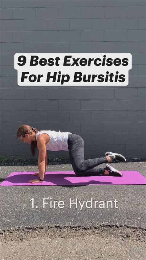 Hip bursitis exercises