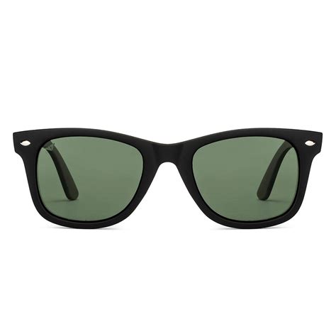 Buy Black Green Full Rim Square Vincent Chase Polarized Style Cast PC ...