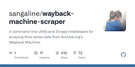 WayBackMachine API Scraper GitHub 的图像结果