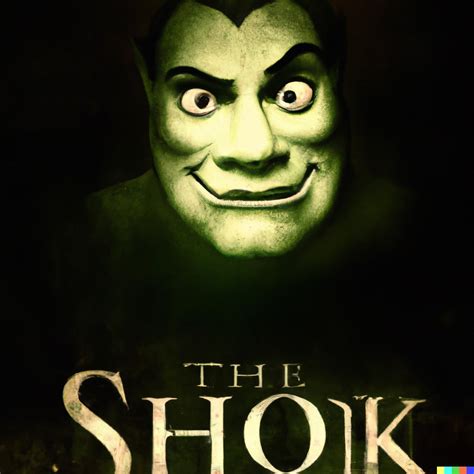Cover art for a shrek horror movie – DALL·E 2 Images