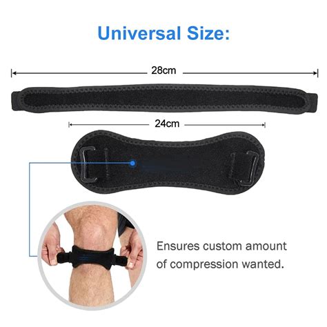 Buy Viking Lair Plus Size Patella Knee Strap Support Stabilizer ...