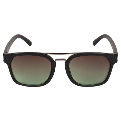SunTree Square Panto Shape Frame - BLACK,Lens - Black-Unisex : Amazon ...