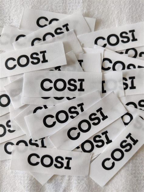 Sew On Fabric Labels for Clothing, Apparel & Uniforms