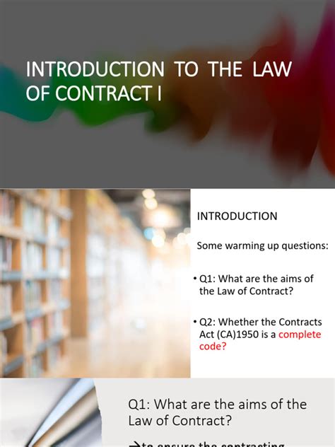 Image result for Introduction to Contract Law Tutorial