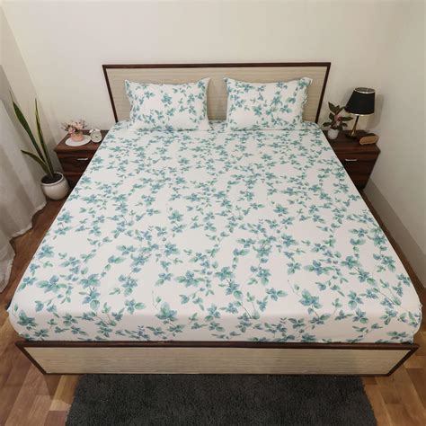 Buy Bhoomi Impex Printed Microfiber Single Bedsheet Include Pillow ...
