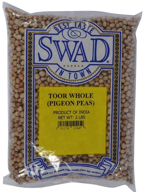 2lb Swad Toor Pigeon Peas Whole - Authentic Indian India | Ubuy